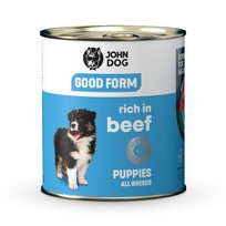 JOHN DOG GOOD FORM Beef Puppies Wołowina 800g