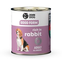JOHN DOG GOOD FORM Rabbit Adult Królik 800g