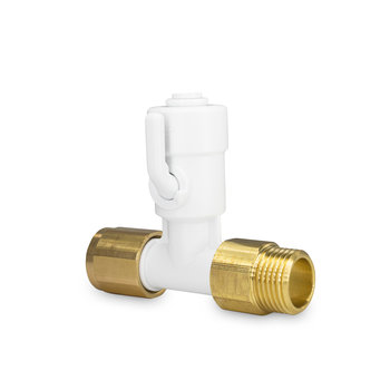 John Guest Zawór Kątowy Trójnik 1/2 X 1/4 - Aqualogis