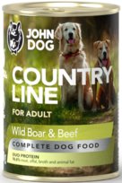 JohnDog Country Adult dzik/wołowina 800g