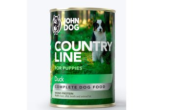 JohnDog Country Line Mokra Puppy Duck 400g - JOHN DOG