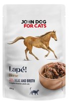 JohnDog ForCat Lape Pouch Adult Konina 100g