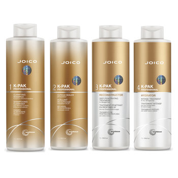 Joico K-Pak szampon 1000ml + odżywka 1000ml + maska 1000ml + kuracja 1000ml - Joico