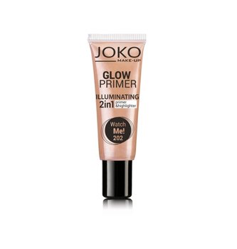 Joko, Make-Up Glow Primer Illuminating, baza i rozświetlacz w kremie 2w1 202 Watch Me!, 25 ml - Joko
