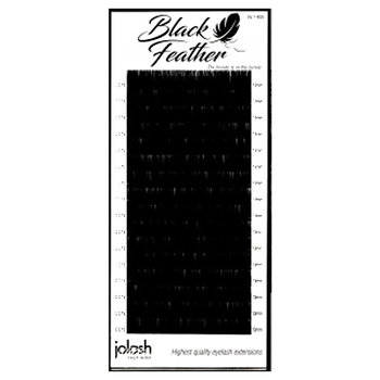 Jolash, Rzęsy Black Feather D, 0,12, 6mm - Jolash