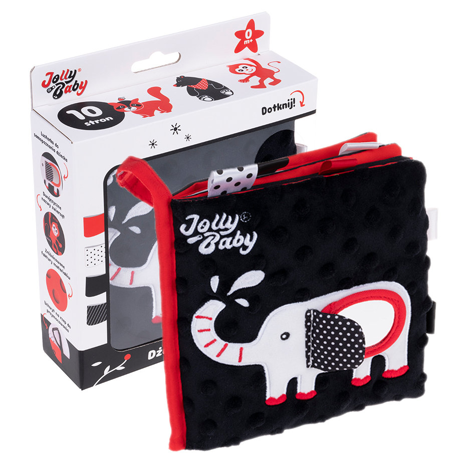 Jolly Baby, książeczka sensoryczna Dżungla