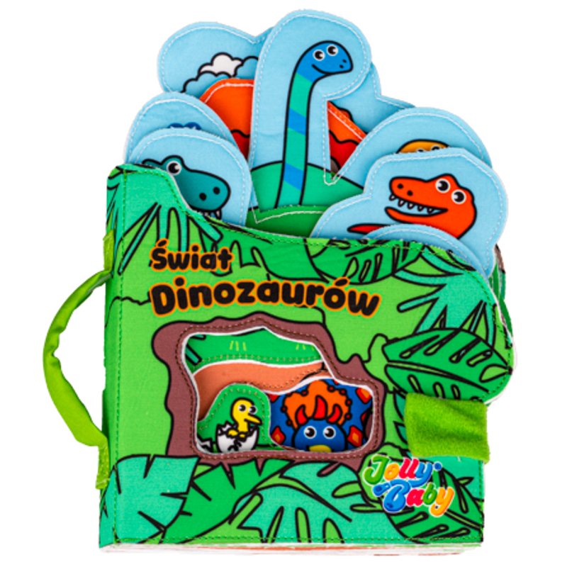 JollyBaby, miękka książeczka Świat Dinozaurów