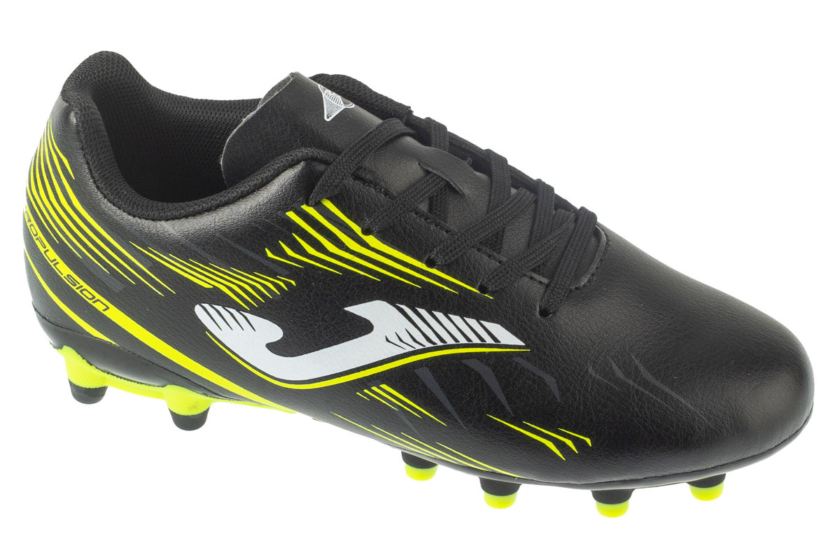 Joma Joma Propulsion Jr 2501 FG PRJW2501FG, dla chłopca, buty piłkarskie - korki, Czarne