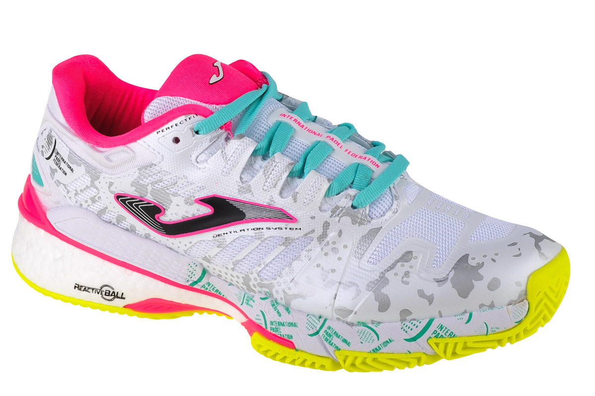 Baskets Joma Slam Lady - Pour Padel Femme - Stabilité Et Amortissement Renforcés - Textile Ventilé - Semelle Réactive - 5