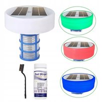 JONIZATOR Zamiast CHLORU do BASENU JACUZZI WODY Solarny RGB +AKCESORIA XXL