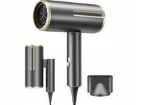 Jonowa Suszarka do Włosów Składana, Lekka szara 1600W