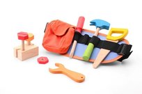 Joueco, zabawka edukacyjna Pas z drewnianymi narzędziami