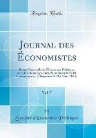 Journal des Économistes, Vol. 7 Opracowanie zbiorowe