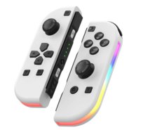 JOY-CON Kontroler gier Bezprzewodowy Bluetooth RGB do Nintendo Switch Biały