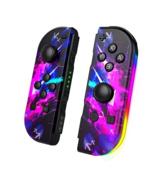 JOY-CON Kontroler gier Bezprzewodowy Bluetooth RGB do Nintendo Switch Piorun - Inny producent
