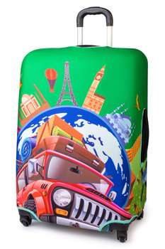 Joy Travel, Pokrowiec na walizkę Globe, rozmiar M  - Joy Travel