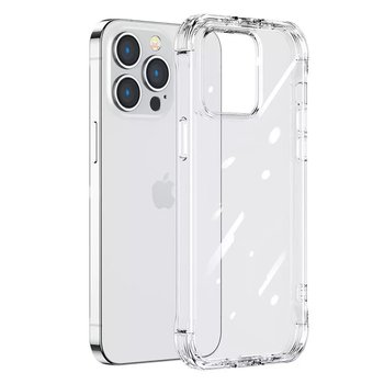 Joyroom Defender Series etui pokrowiec do iPhone 14 Pro Max pancerna obudowa z haczykami podstawką przezroczysty (JR-14H4) - 4kom