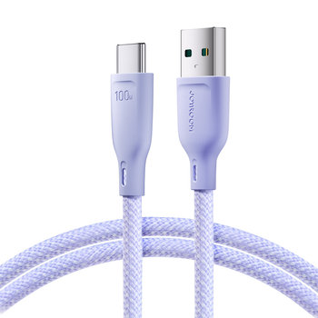 Joyroom kabel Multi-Color Series SA34-AC6 USB-A / USB-C 100W szybki transfer 1m - JoyRoom