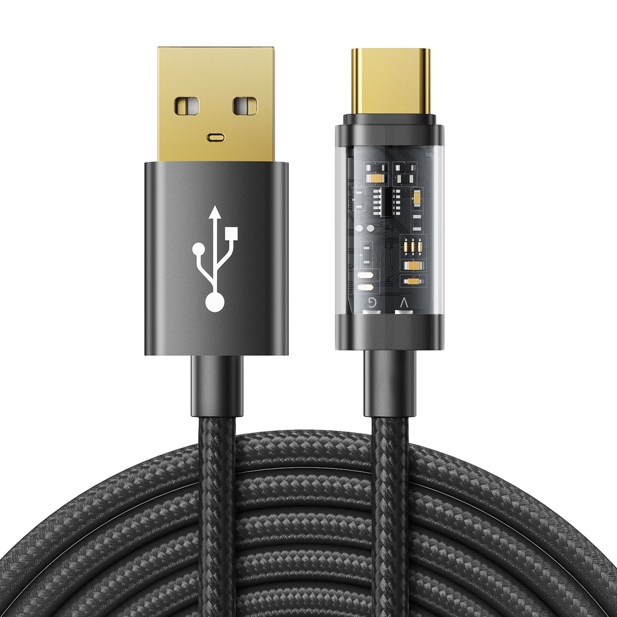 Фото - Кабель Joyroom Kabel Usb - Usb Typ C Do Ładowania / Transmisji Danych 3A 2M Czarn 