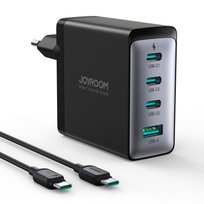 Joyroom Ładowarka Gan Jr-Tcg04Eu 100W 3X Usb-C Usb-A + Kabel Usb-C / Usb-C 100W