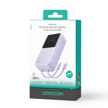 Joyroom Mini Powerbank Z Wbudowanymi Kablami 20000Mah 30W - JoyRoom