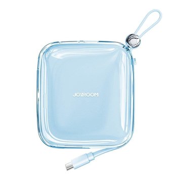 Joyroom Powerbank 10000Mah Jelly Series 22.5W Z Wbudowanym Kablem Usb C Niebieski (Jr-L002) - JoyRoom