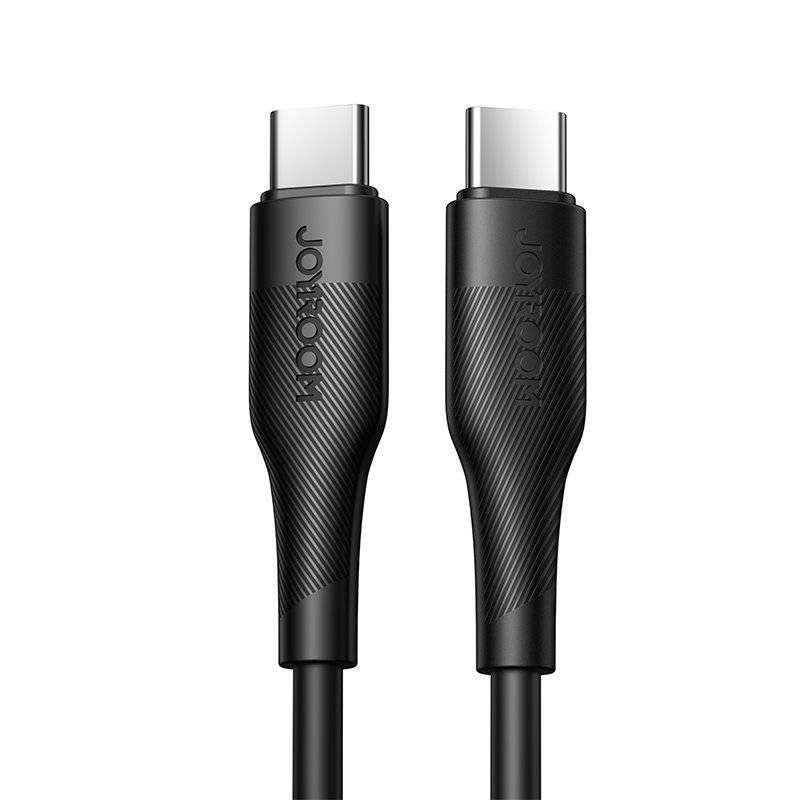 Zdjęcia - Kabel Joyroom wytrzymały  USB Typ C - USB Typ C PD 60W 1,8m czarny (S-1830M 