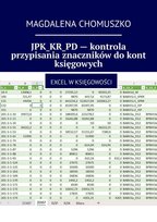JPK_KR_PD — kontrola przypisania znaczników do kont księgowych - ebook EPUB Chomuszko Magdalena