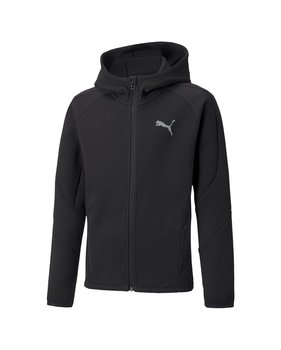 Jr Evo Full-Zip Hdy B.Blk - Puma