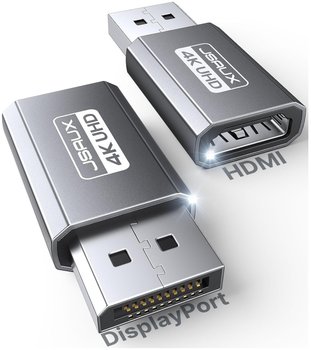JSAUX adapter 4k@30Hz 2k@120Hz DisplayPoty do HDMI - Tradebit