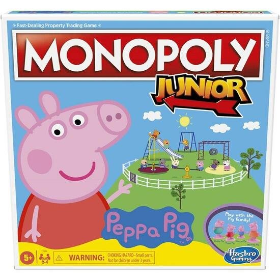 Hasbro Juego Monopoly Junior Peppa Pig