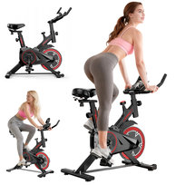 JUICEASE QK101 Rower spinningowy regulowany do domu – Koło zamachowe 6 kg, wyświetlacz LCD, regulowane siodełko i kierownica, maks. obciążenie 100 kg