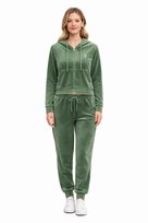 JUICY COUTURE ZIELONA BLUZA Z KAPTUREM Z KIESZENIAMI S 1I4A Juicy Couture