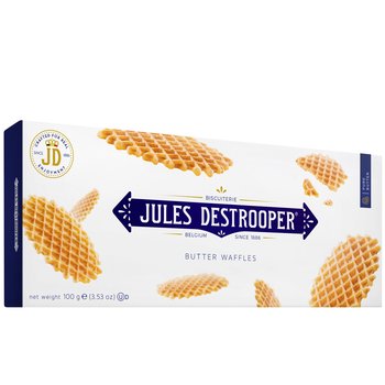 Jules Destrooper Butter Waffles Kruche Wafle Maślane 100G