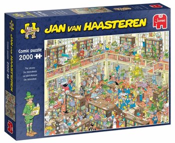 Jumbo, puzzle, Jan Van Haasteren, Biblioteka, 2000 el. - Jumbo