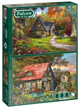 Jumbo, puzzle, Jan Van Haasteren, Domek pod lasem, 2x1000 el. - Jumbo