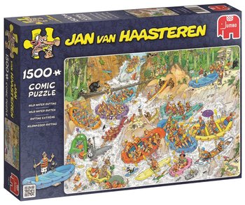 Jumbo, puzzle, Jan Van Haasteren, Ekstremalny spływ pontonem, 1500 el. - Jumbo