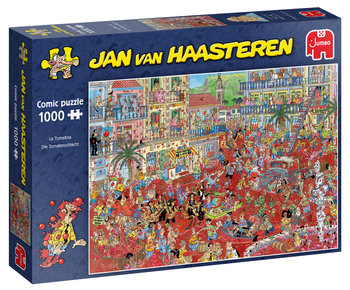 Jumbo, puzzle, Jan Van Haasteren, La Tomatina (Bitwa na pomidory), 1000 el. - Jumbo