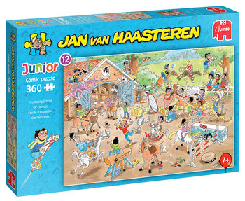 Jumbo, puzzle, Jan van Haasteren, Nauka jazdy konnej, 360 el. - Jumbo