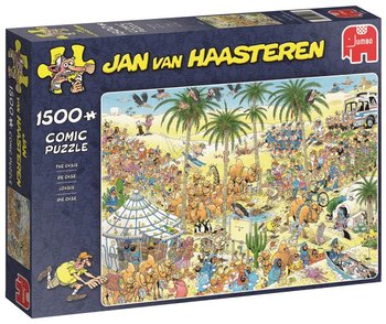 Jumbo, puzzle, Jan Van Haasteren, Oaza, 1500 el. - Jumbo