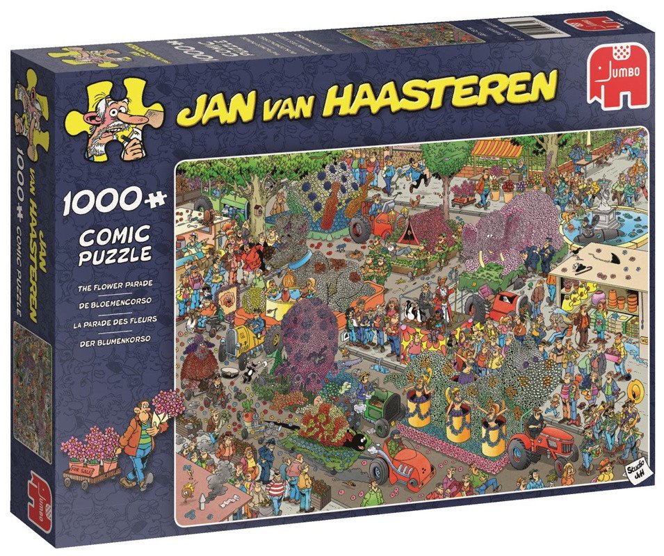 Jumbo, puzzle, Jan Van Haasteren, Parada Kwiatów, 1000 el.