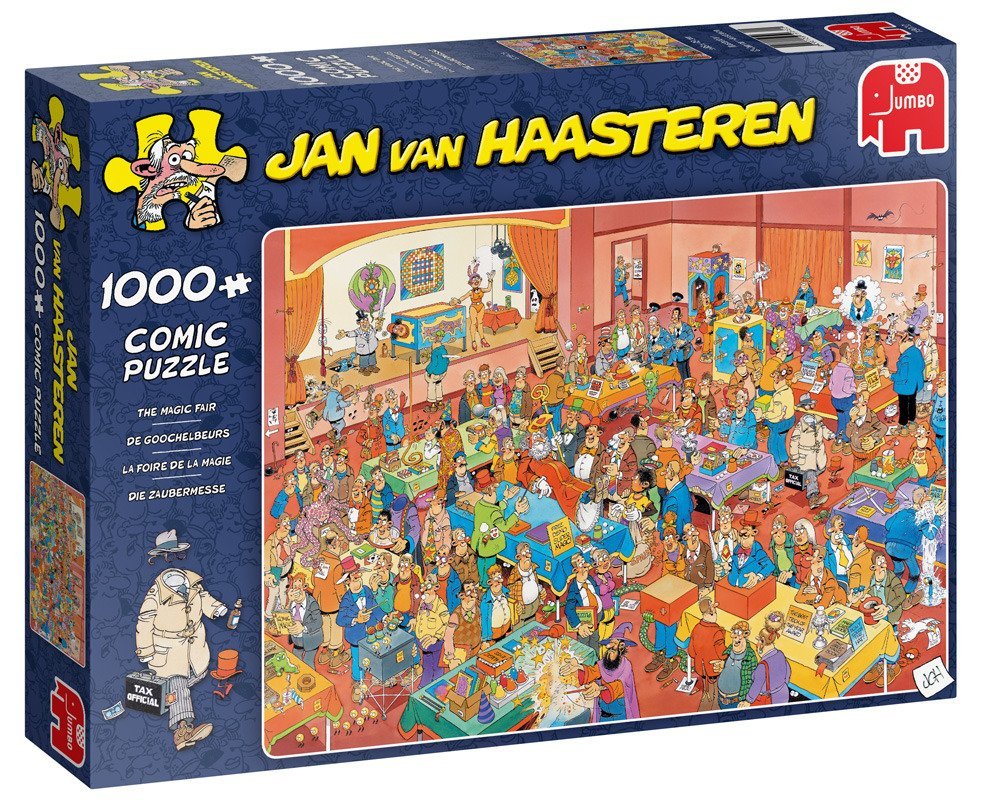 Jumbo, puzzle, Jan Van Haasteren, Pokazy magicznych sztuczek, 1000 el.