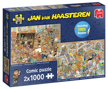Jumbo, puzzle, Jan Van Haasteren, Wycieczka do muzeum, 2x1000 el. - Jumbo