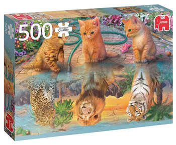 Jumbo, puzzle, Pc Marzenia Małych Kotów, 500 el. - Jumbo