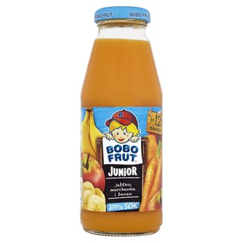 Juniorfrut, Sok 100% jabłko, marchewka i banan, 300 ml, 12m+ - JuniorFrut