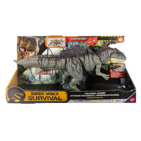 Jurassic World Giganotozaur Mega Szczęka – Giga Atak, Figurka z funkcją ataku i dźwiękiem, dla dzieci 4+ JKG93 Mattel
