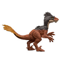 Jurassic World Odrodzenie Achillobator Atakujący dinozaur, Figurka z funkcją ataku, dla dzieci 4+ JGB78