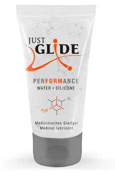 Just Glide, Lubrykant wodno silikonowy Performance, 50ml - Just Glide