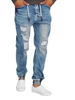 Just Rhyse, Joggery męskie Antifit Luke, niebieski, rozmiar 32/34 - Just Rhyse