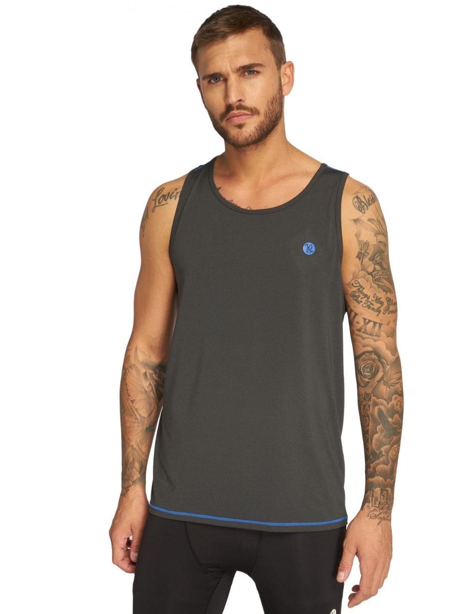Just Rhyse, Koszulka męska, Tank Tops Perth Active, rozmiar XL, szary